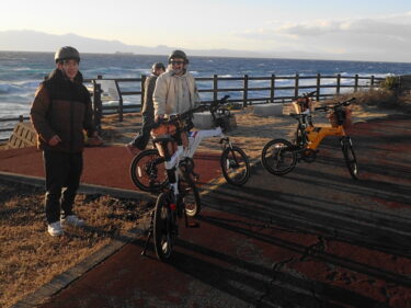 急遽夕方からのサイクリングジオツアー♪