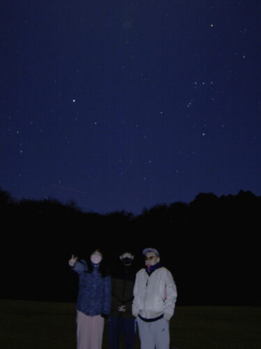 奇跡的に晴れた星空ツアー♪