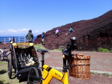 キャリー付きのサイクリングジオツアー♪