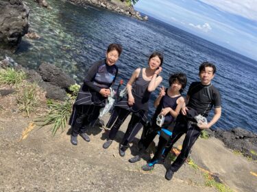 何回泳いでも楽しい大島の海🌊
