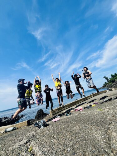 秋の浜、暖かくなりました👏