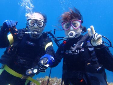 体験ダイビングには最高のお天気