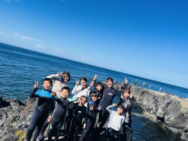 夏休みは海遊び
